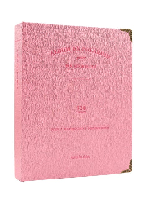 120 Pockets Mini Photo Album For Fujifilm Instax Cameras Pink