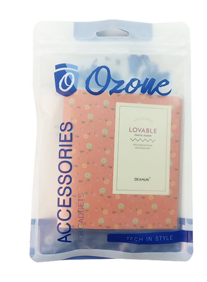 Ozone 64 Pockets Mini Photo Album For Fujifilm Instax Cameras Orange  - Image 2
