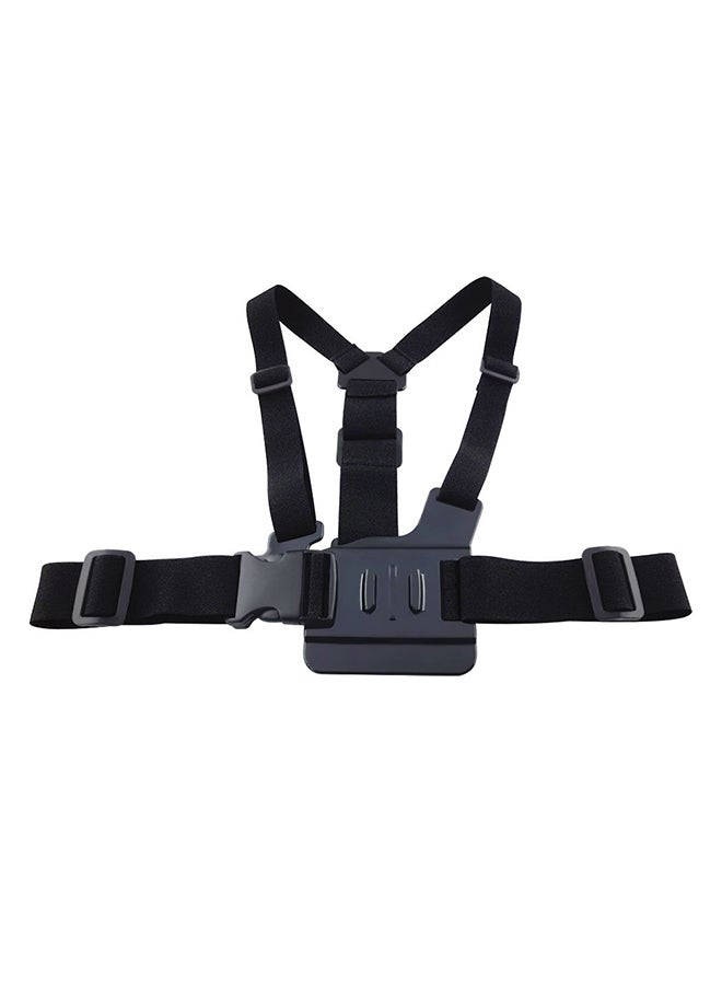 Ozone - Adjustable Chest Strap For GoPro Hero 7/Hero 6/Hero 4/Hero 5/SJCAM Black - Image 1