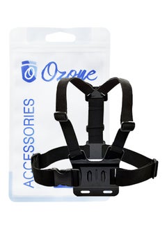 Adjustable Chest Strap For GoPro Hero 7/Hero 6/Hero 4/Hero 5/SJCAM Black