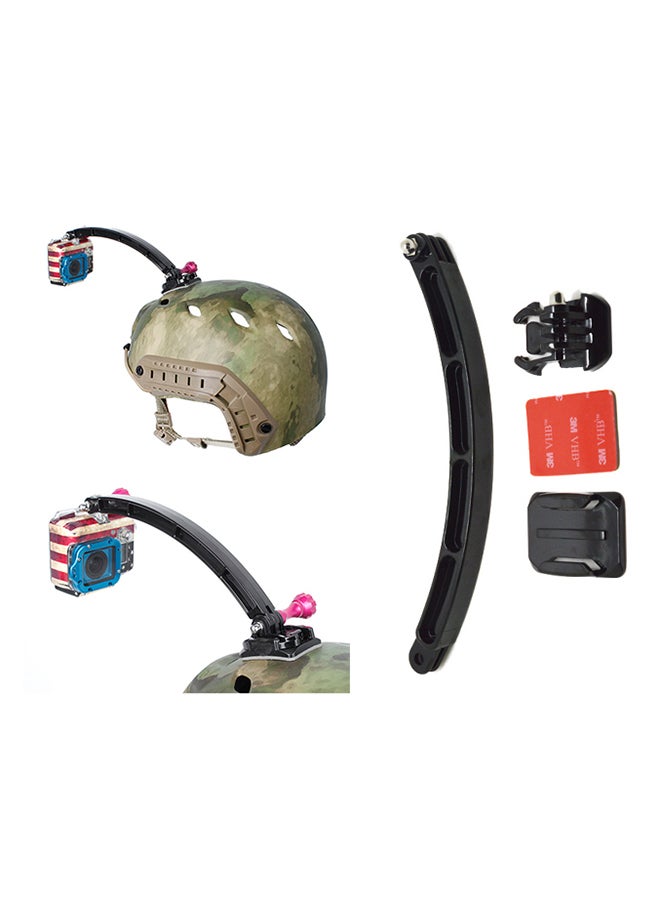 أوزون مجموعة إكسسوارات السيلفي لوصلة الخوذة أسود - Image 2