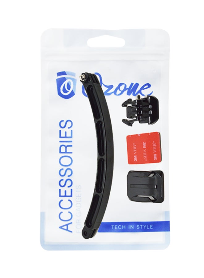 أوزون مجموعة إكسسوارات السيلفي لوصلة الخوذة أسود - Image 1