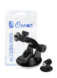 Ozone Suction Cup Mount With Adapter For GoPro Hero 7, 6, 4, 5, SJCAM, Yi Black  - Image 4