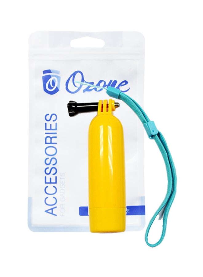 Ozone Floaty Bobber Hand Grip with Strap & Screw For GoPro Hero 7, Hero 6, Hero 4, Hero 5, SJCAM, Yi Action Camera Black - Image 1