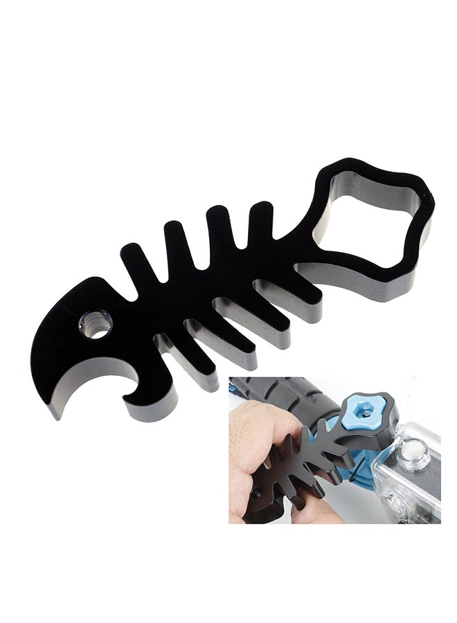 أوزون مفتاح ربط من الألومنيوم لكاميرات الحركة جو برو هيرو 7 و6 و4 و5 وكاميرات الحركة SJCAM أسود - Image 3