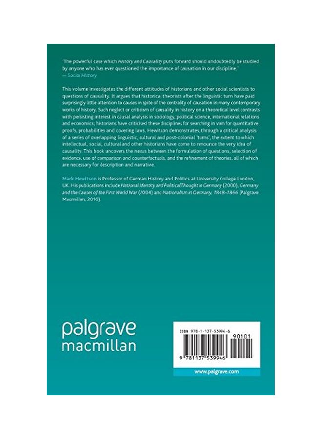 History And Causality paperback english - 22-Jan-14  - Image 2
