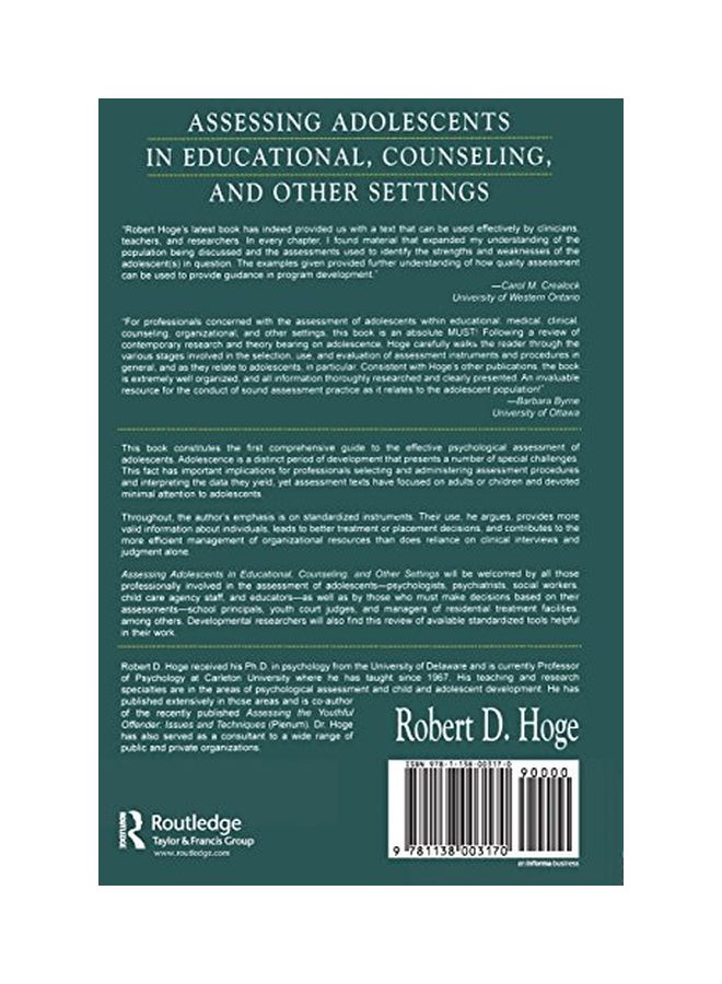 Assessing Adolescents In Educational, Counseling, And Other Settings paperback english - 8-Oct-15 - Image 2