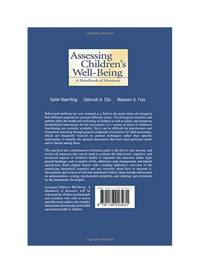 Assessing Children's Well-Being paperback english - 23-Dec-14  - Image 2