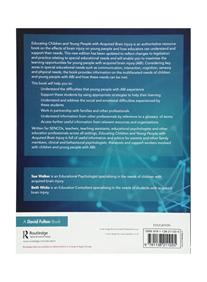 Educating Children And Young People With Acquired Brain Injury paperback english - 20-Jan-18  - Image 2