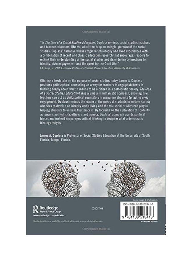 The Idea Of A Social Studies Education: The Role Of Philosophical Counseling paperback english - 4-Oct-17 - Image 2