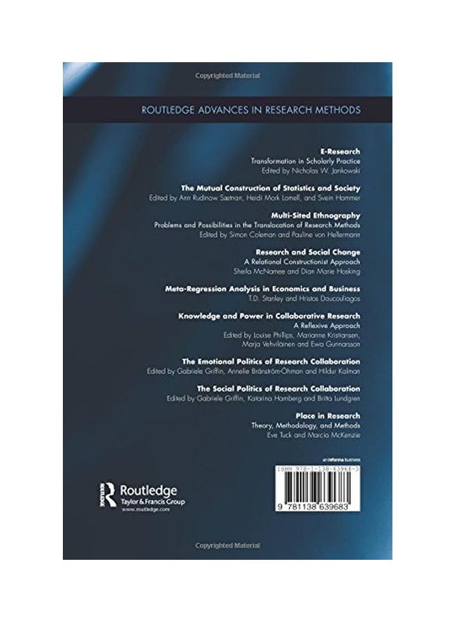 Place In Research: Theory, Methodology, And Methods paperback english - 9-Dec-15  - Image 2