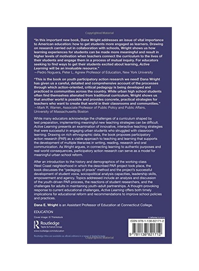 Active Learning: Social Justice Education And Participatory Action Research paperback english - 21-Apr-15 - Image 2