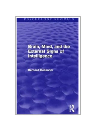 Brain, Mind, And The External Signs Of Intelligence paperback english - 24-May-16 - v1550922189/N21206514A_1