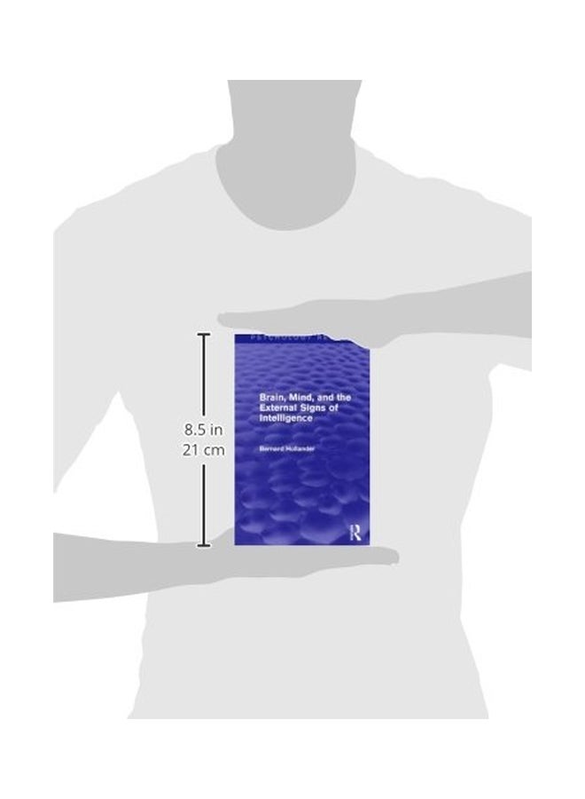 Brain, Mind, And The External Signs Of Intelligence paperback english - 24-May-16
