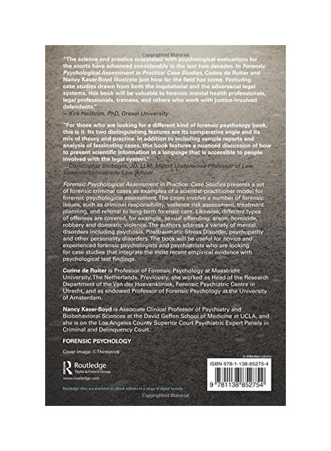 Forensic Psychological Assessment In Practice: Case Studies paperback english - 26-Feb-15  - Image 2