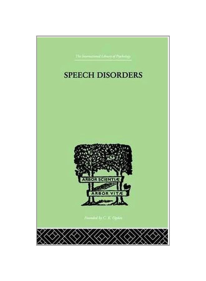 Speech Disorders paperback english - 3-Dec-14  - Image 1