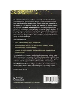 Prestige In Academic Life: Excellence And Exclusion paperback english - 19-Nov-15  - Image 2