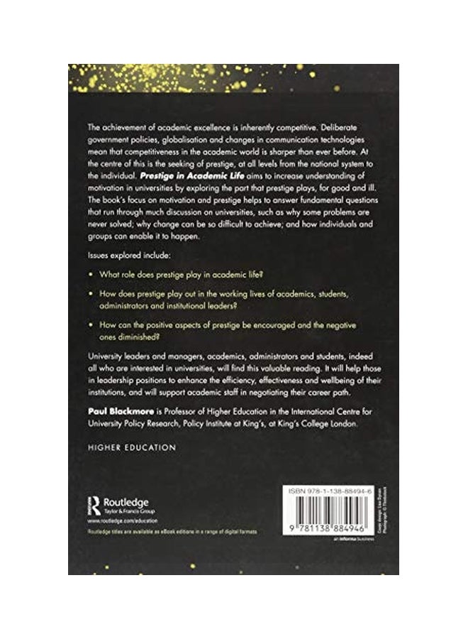 Prestige In Academic Life: Excellence And Exclusion paperback english - 19-Nov-15  - Image 2