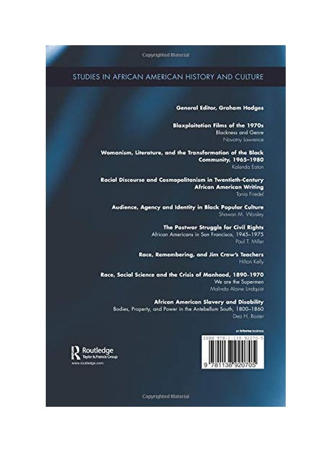 African American Slavery And Disability paperback english - 23-May-15 - Image 2