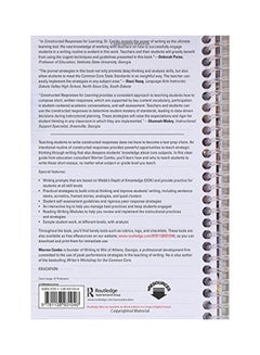Constructed Responses For Learning paperback english - 7-Mar-16  - Image 2