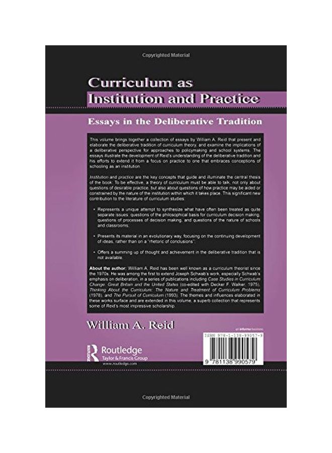Curriculum As Institution And Practice paperback english - 29-Feb-16  - Image 2