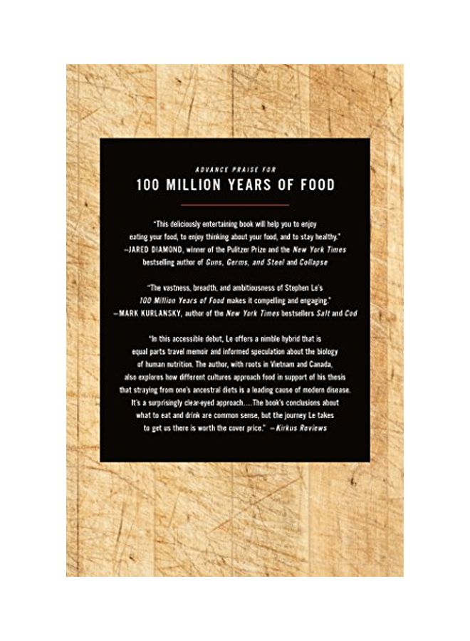 100 Million Years Of Food: What Our Ancestors Ate And Why It Matters Today Hardcover English by Stephen Le - 3-Feb-16  - Image 2