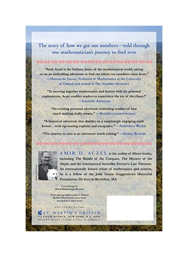 Finding Zero: A Mathematician's Odyssey To Uncover The Origins Of Numbers Paperback English by Amir D. Aczel - 3-Feb-16