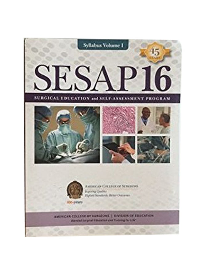 SESAP 16: Surgical Education And Self Assesment Program Paperback English by Levinson - 16-Jun-16 