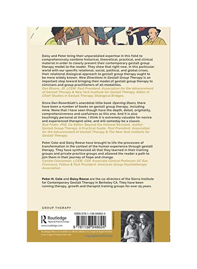 New Directions In Gestalt Group Therapy Paperback English by Peter Hays Cole - 1-Apr-18  - Image 2