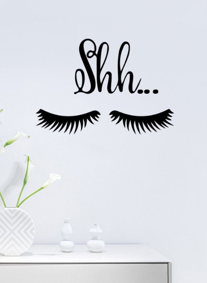 Eyelashes Wall Sticker Black 26.5x15cm - Image 2