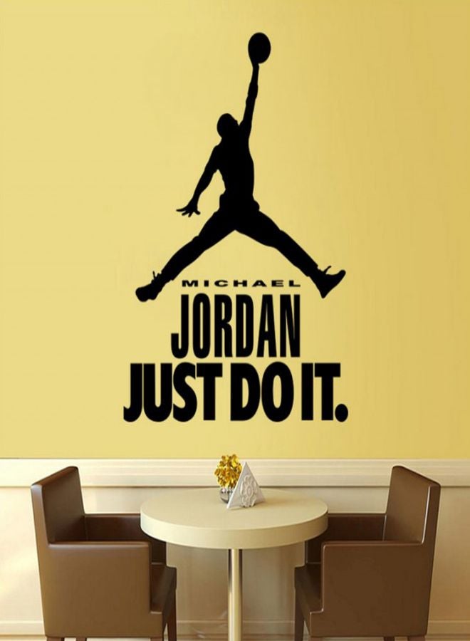 Basketball Printed Wall Sticker Black 57x80.5cm - Image 3