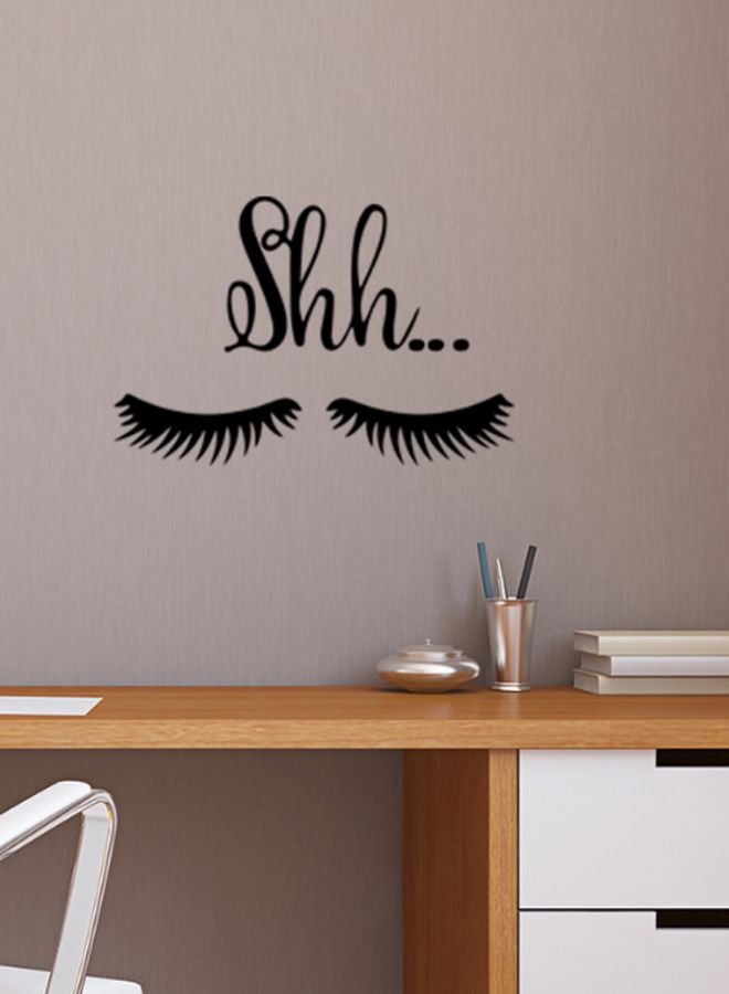 Eyelashes Wall Sticker Black 26.5x15cm - Image 3