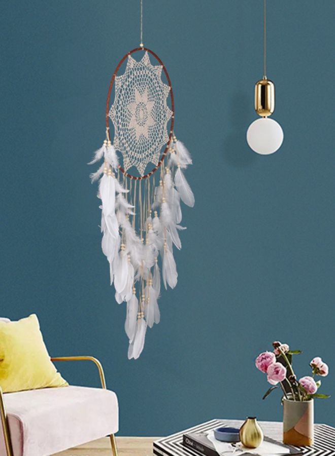 Native American Dream Catcher White 116x40centimeter  - Image 2