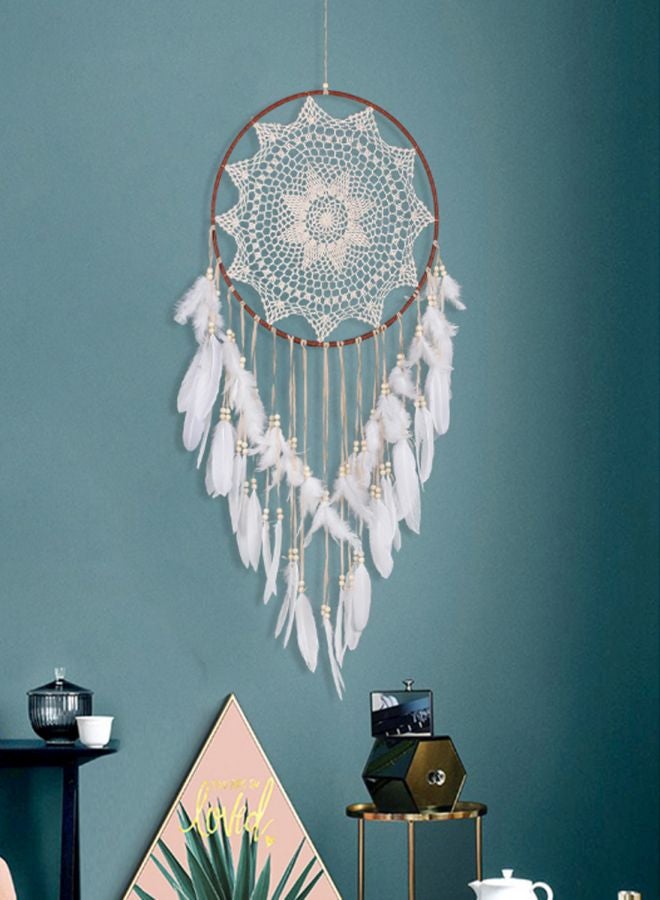 Native American Dream Catcher White 116x40centimeter  - Image 1