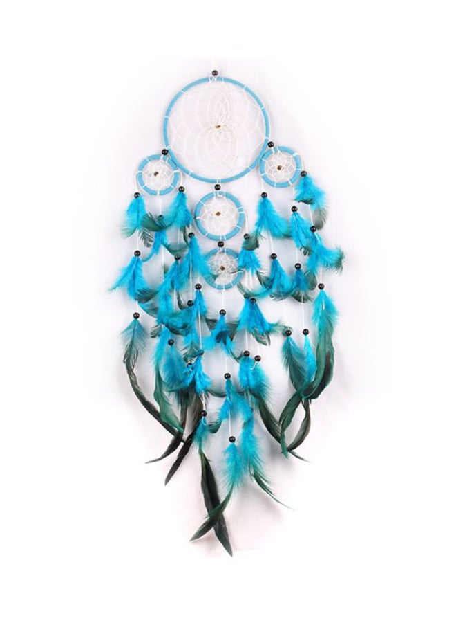 Handmade Dream Catcher Blue 60x13centimeter - Image 1
