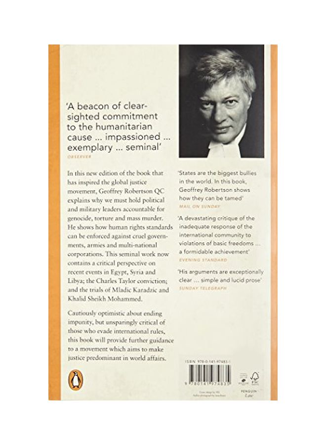 Crimes Against Humanity: The Struggle For Global Justice Paperback English by Geoffrey Robertson - 25 Oct 2012  - Image 2