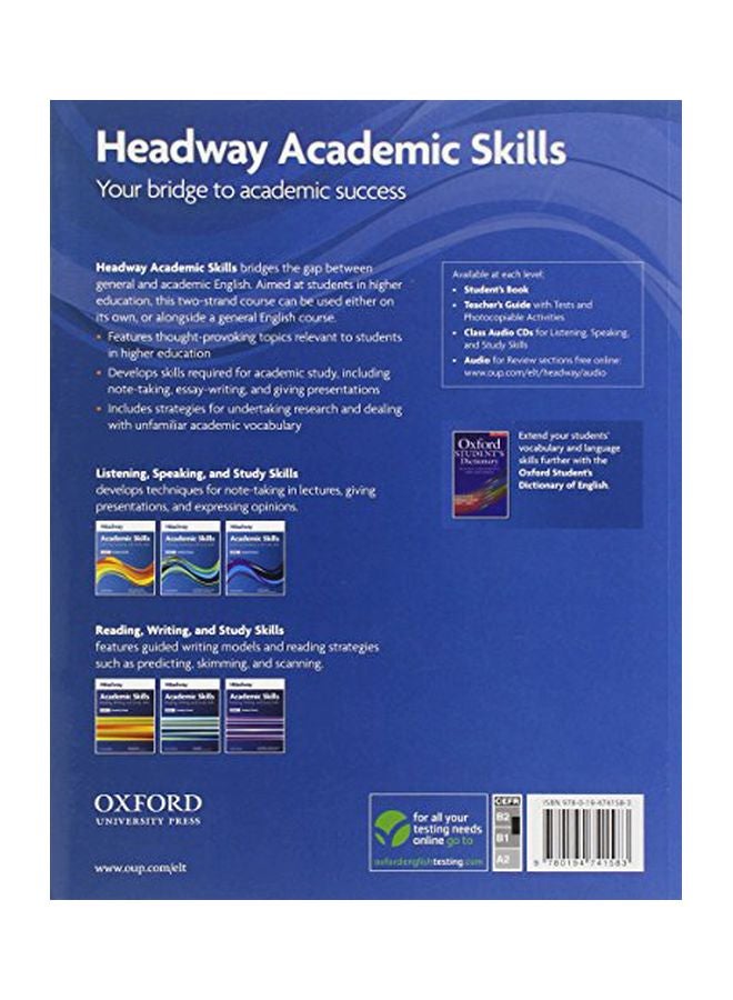 Academic Skills: Listening, Speaking, And Study Skills Paperback English by Richard Harrison - 29 Sep 2011  - Image 2