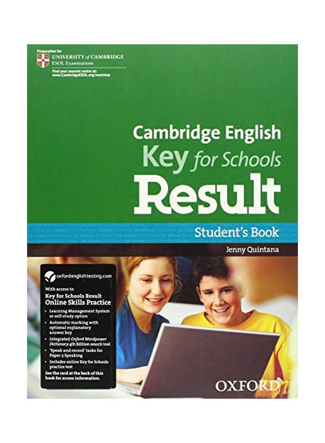 Cambridge English: Key for Schools Result (Student's Book) english 1 Mar 2013  - Image 1