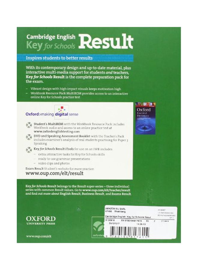 Cambridge English: Key for Schools Result (Student's Book) english 1 Mar 2013  - Image 2