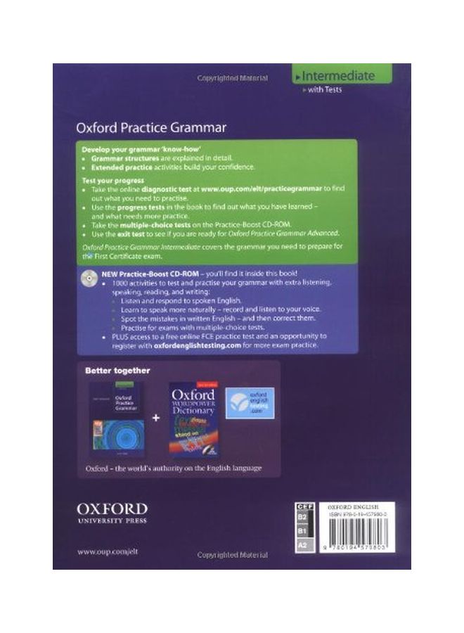 Oxford Practice Grammar: Intermediate English by John Eastwood - 25 Mar 2009 - Image 2