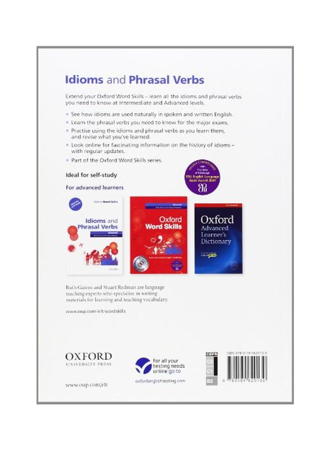 Oxford Word Skills: Idioms And Phrasal Verbs Advanced Paperback English by Ruth Gairns - 1 Dec 2012  - Image 2