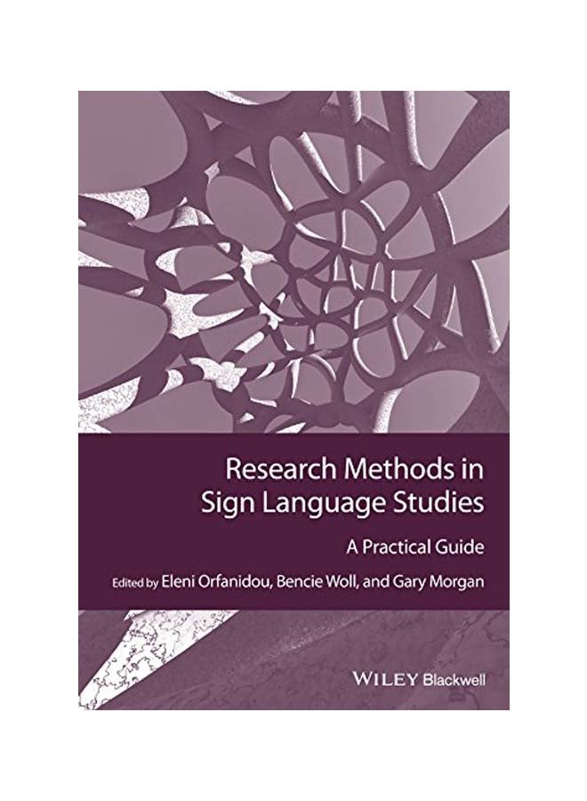 Research Methods In Sign Language Studies hardcover english - 16 Mar 2015  - Image 1