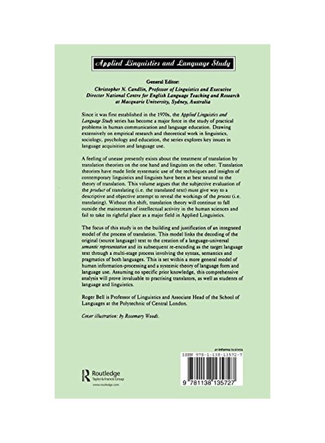 Translation And Translating: Theory And Practice: Applied Linguistics And Language Study hardcover english - 01 Feb 2016 - Image 2