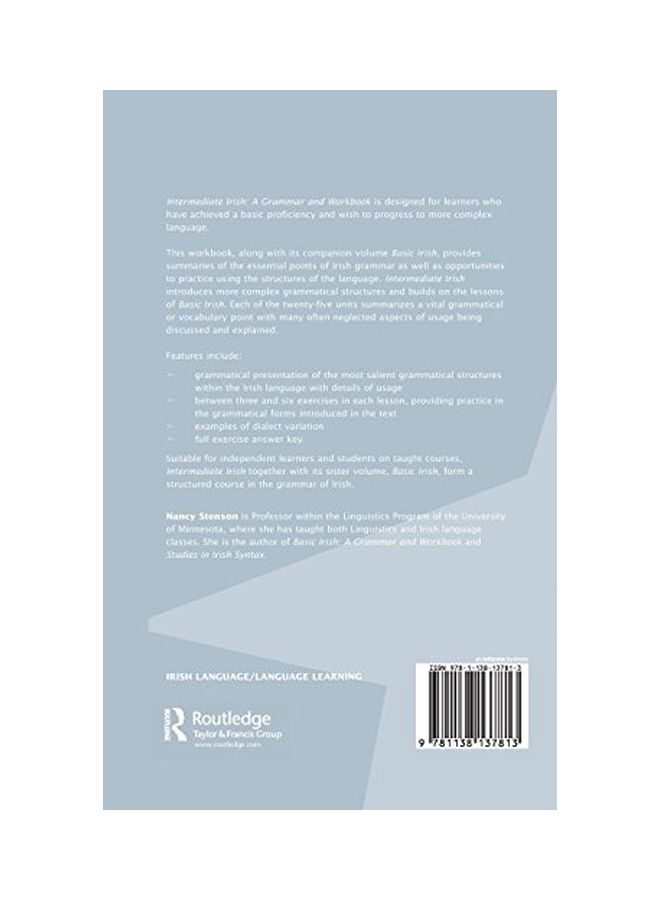 Intermediate Irish: A Grammar And Workbook hardcover english - 17 Dec 2015 - Image 2