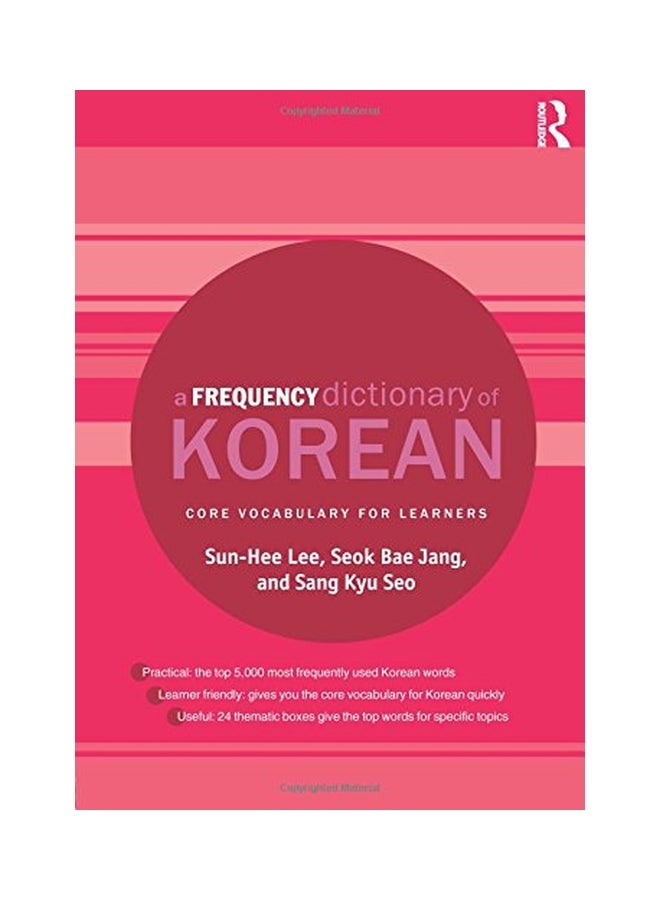 null - A Frequency Dictionary Of Korean paperback english - 01 Sep 2016 - Image 1