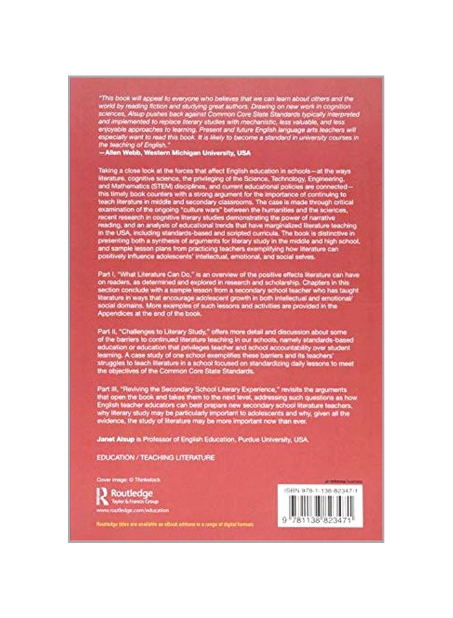 A Case For Teaching Literature In The Secondary School Paperback English by Janet Alsup - 05 May 2015  - Image 2