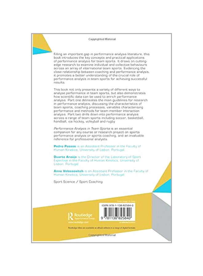 Performance Analysis In Team Sports paperback english - 06 Dec 2016  - Image 2