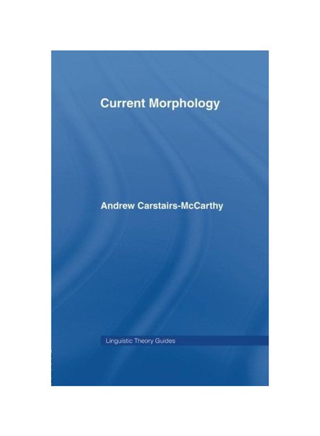 Current Morphology paperback english - 29 May 2015 - Image 1