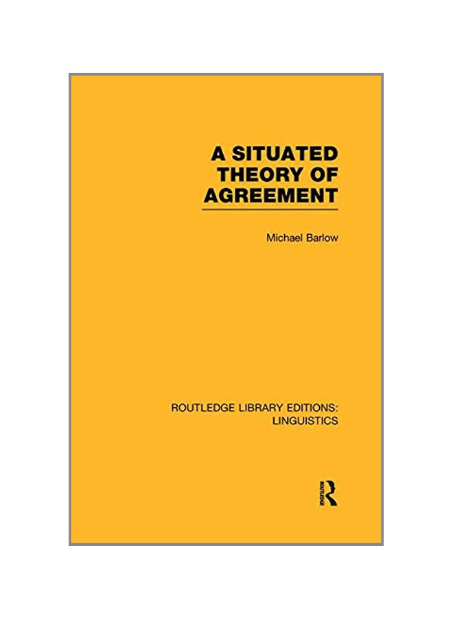 A Situated Theory Of Agreement paperback english - 26 Nov 2015 - Image 1