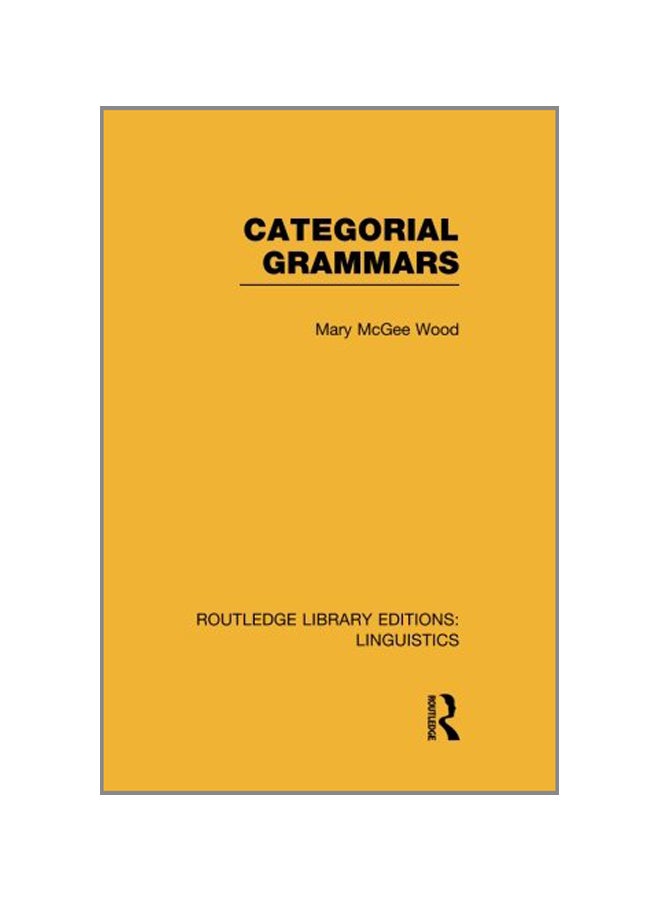 Categorial Grammars Paperback English by Mary McGee Wood - 09 Dec 2015 - Image 1